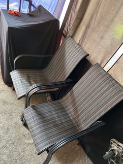 Outdoor Patio Sling Chairs Set of 4