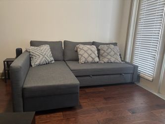 Sofa bed couch with storage