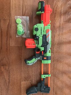 Nerf gun with disk amo