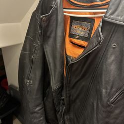 unik leather jacket- Used