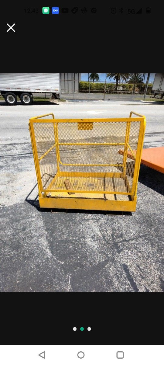 Canasta Para Forklift De Segurida