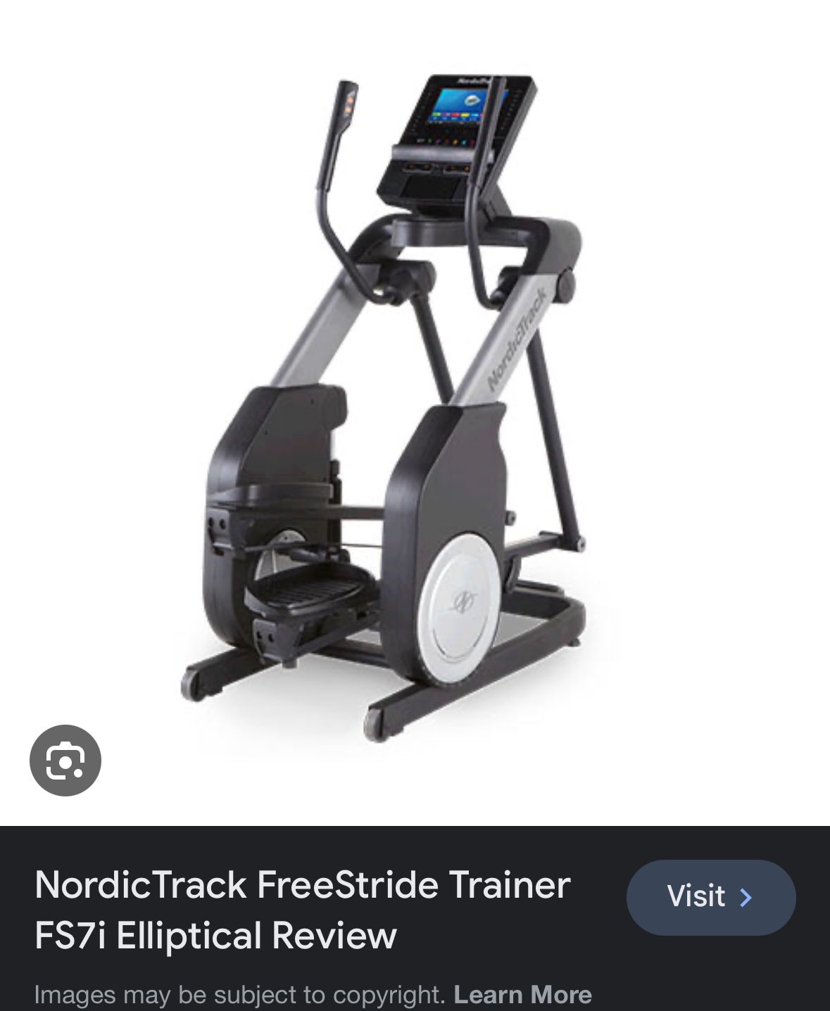 Nordictrack elliptical FS7i Need To Be Fix