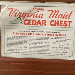 Virginia Maid Cedar Chest