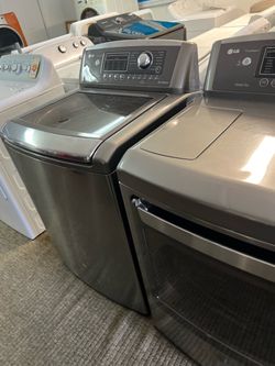 Washer and dryer stainless combo