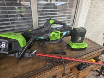 Blower + Trimmer With Battery Packs