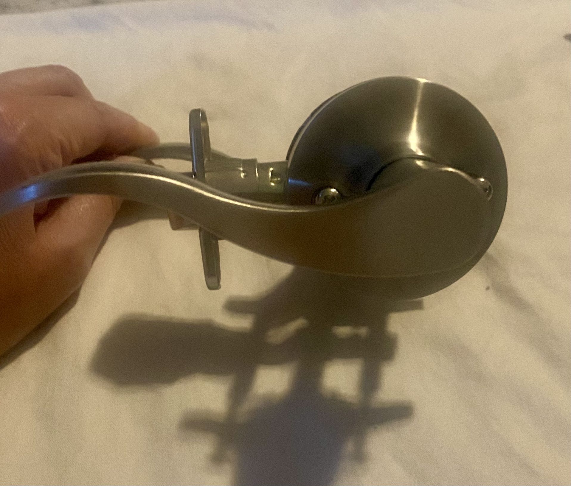 Satin Nickel Interior Door Levers/Bathroom Fixtures