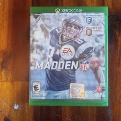 Madden 2017 Xbox One Game
