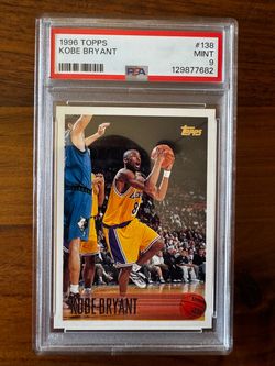 1996 Topps Kobe Bryant Rookie #138 PSA 9