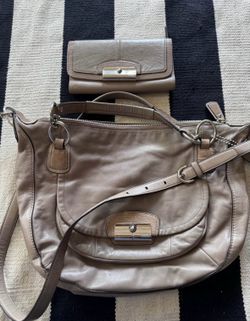 Coach Handbag and Wallet Set