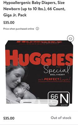 Brand New Newborn Diapers 66pk