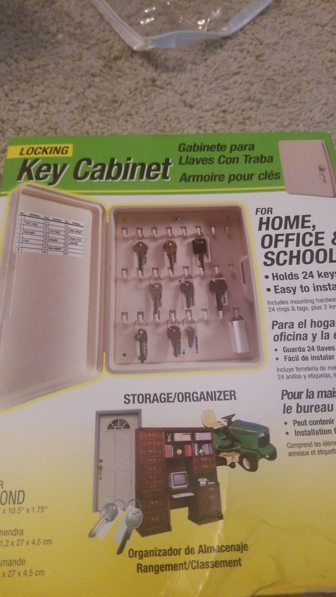 Key Cabinet for home, office, and school