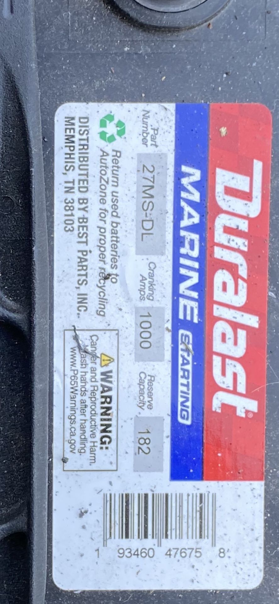 I Have Two New Marine Boat Batteries 1000amp 