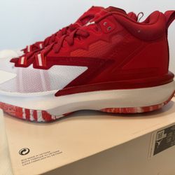 Air Jordan Zion 1 Shoes University Red White Sneakers   