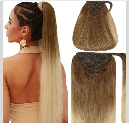 Human Hair Ponytail-PLZ READ DESCRIPTION!