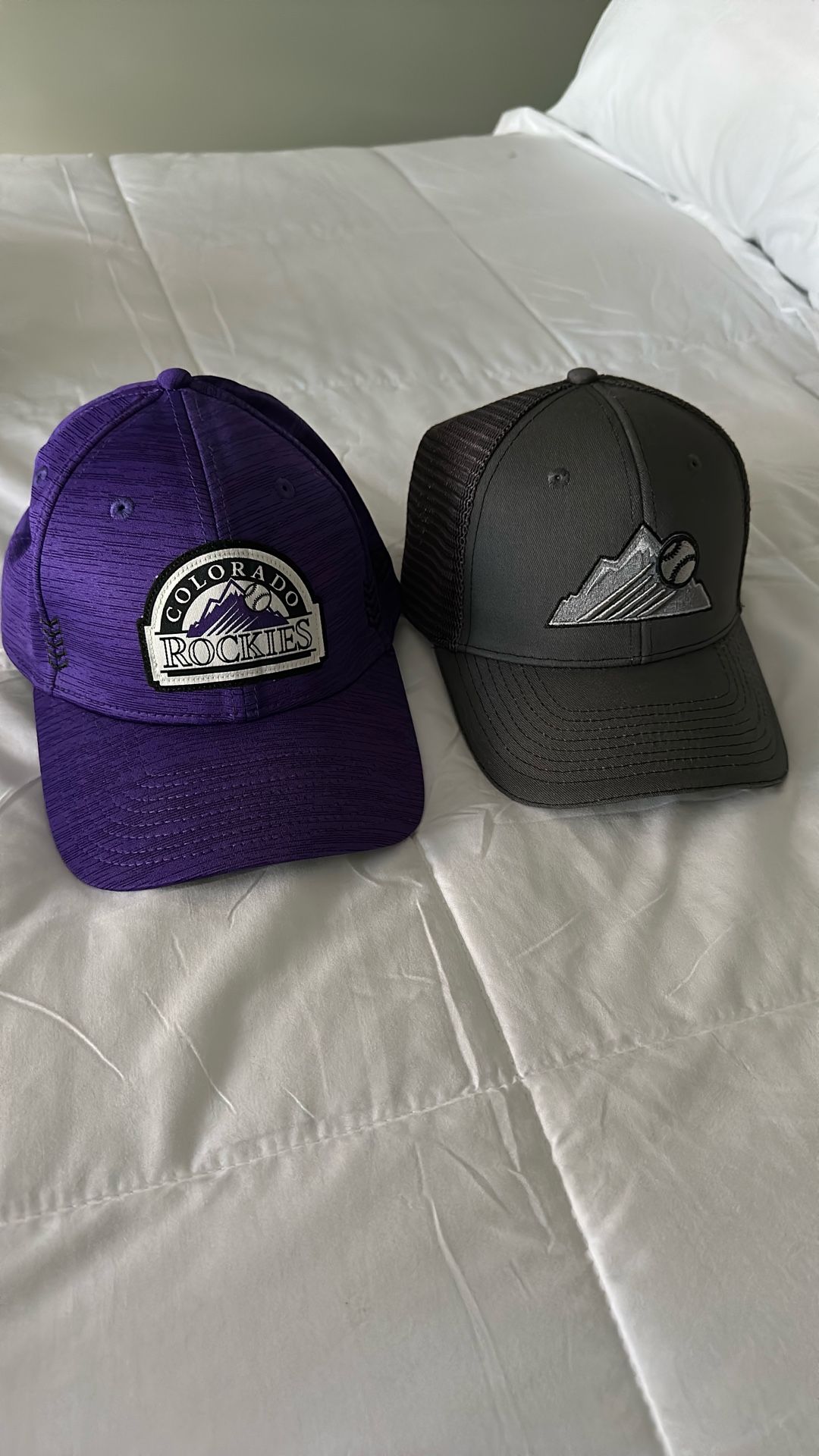Colorado Rockies Hats/ Pair