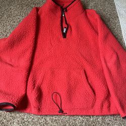 PINK SHERPA PULL OVER xl (red)