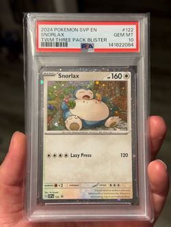 Pokemon PSA 10 Snorlax 122 Cosmos Black Star Promo