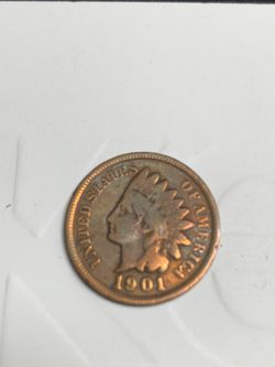 U S 1901 Indian Cent