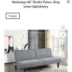 Gray Futon Couch 
