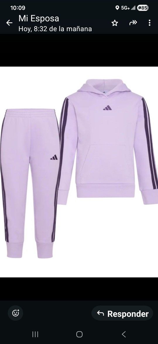 Adidas 2 pieces set for kids size 4t