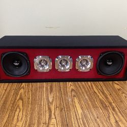New 6.5” Kong Audio Midrange Highs Loud Speaker Box 