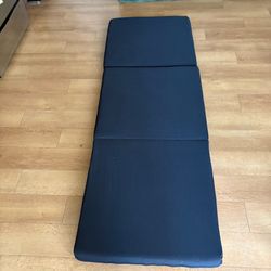 Trifold cot size convertible mattress