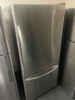 KitchenAid Bottom Freezer Refrigerator Stainless Steel