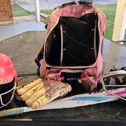 Girls Youth Softball Equipment 