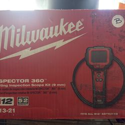 The Milwaukee M12 M-SPECTOR 360 9mm