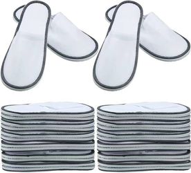 Brand New 12 Pairs of Disposable Slippers $30/3 Sets