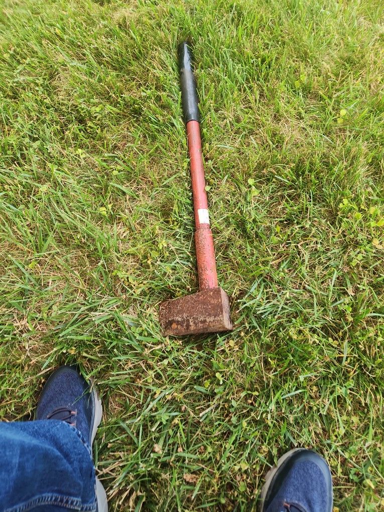 All Metal Wood Splitting Ax