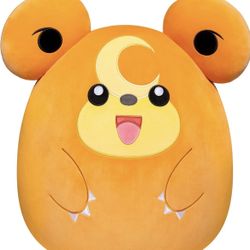 Kelly Toy Squishmallows Pokemon 20-Inch Teddiursa Plush - Add Teddiursa to Your Squad, Ultrasoft Stuffed Animal Jumbo Plush