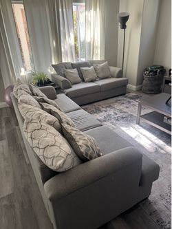 Grey Couch Set