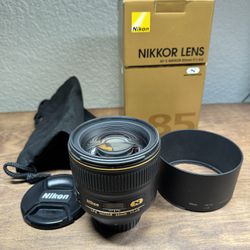 Nikon 85mm 1.4 Pro Lens (F Mount)