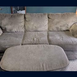 Nice Couch For Sale!! With Ottoman 