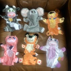 New JOYIN 6Pcs Kids Hand Puppet Set, Toddler Animal Plush Toy All $25