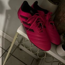 Pink Adidas Cleats