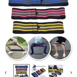 3pc High Resistance Yoga Bands