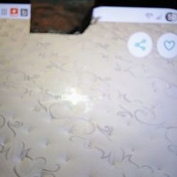 KING SIZE FIRM MATTRESS WITH BOX SPRINGS 