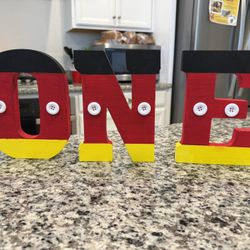 Hand Painted ONE 