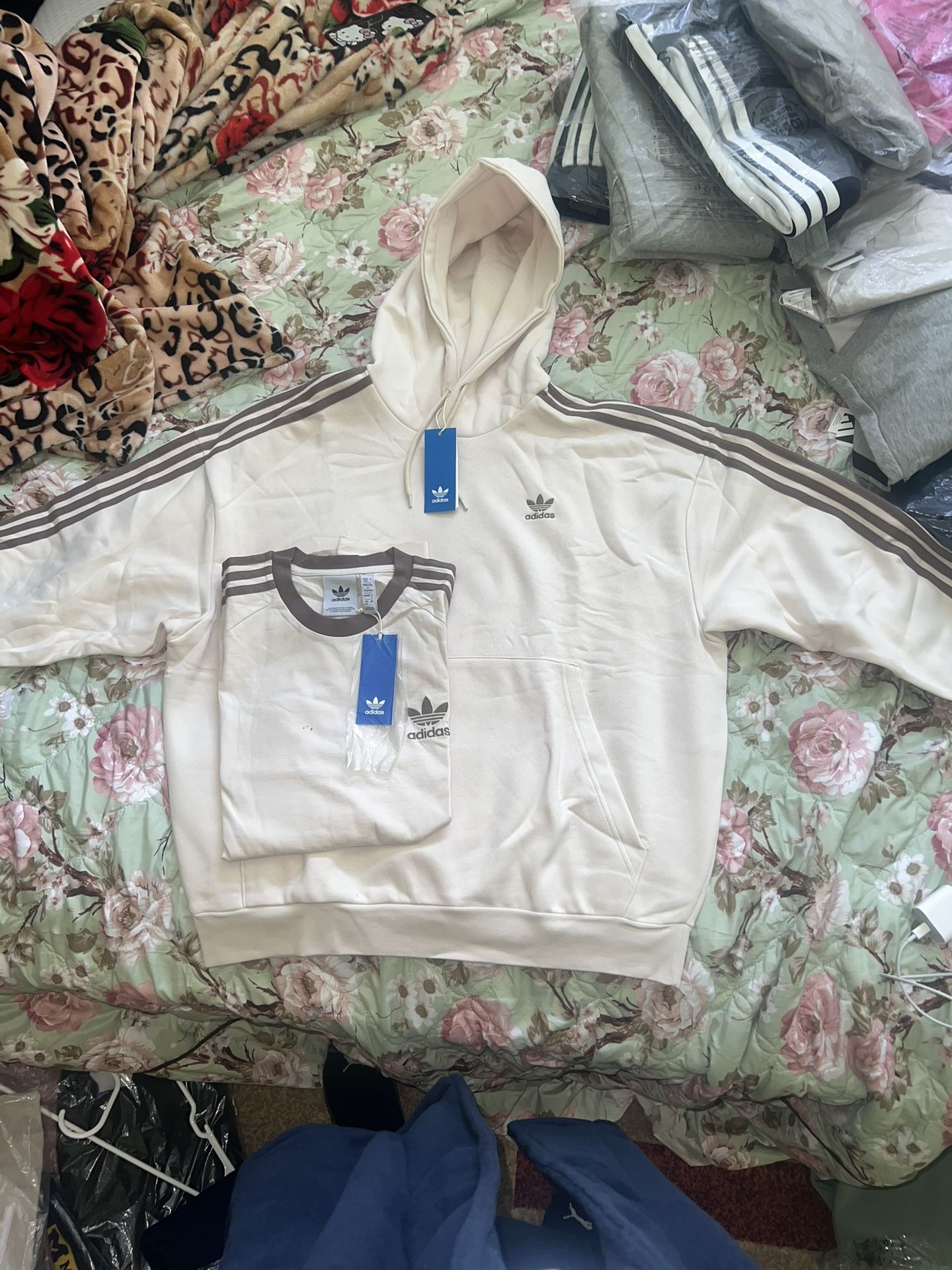 adidas hoodie and shirt