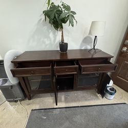 Sideboard With Glass Doors