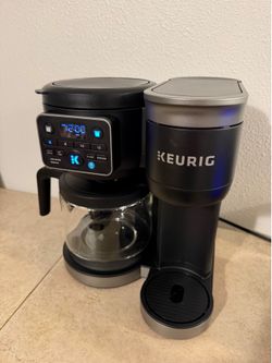 Keurig K-Duo Single Serve & Carafe Coffee Maker – Clean, Descaled, Fully Working