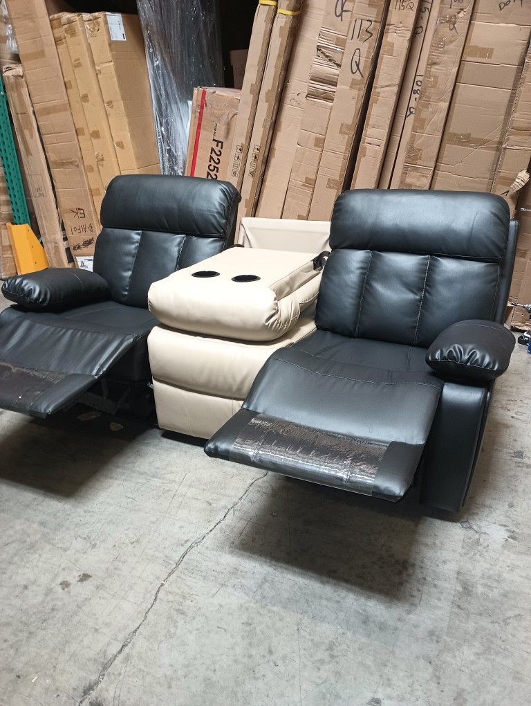 SOFA RECLINE R ..TOO TONE