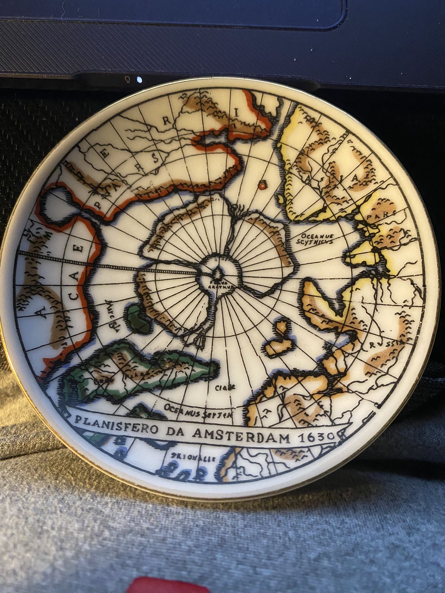 Vintage Fornasetti "Antichi Planisferi" Coaster OBO