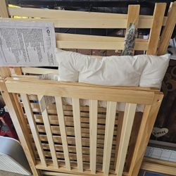 Baby Crib - Desk Chairs - Tables/2 Chairs