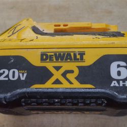 DEWALT 6AH BATTERY DCB206 PRE OWNED