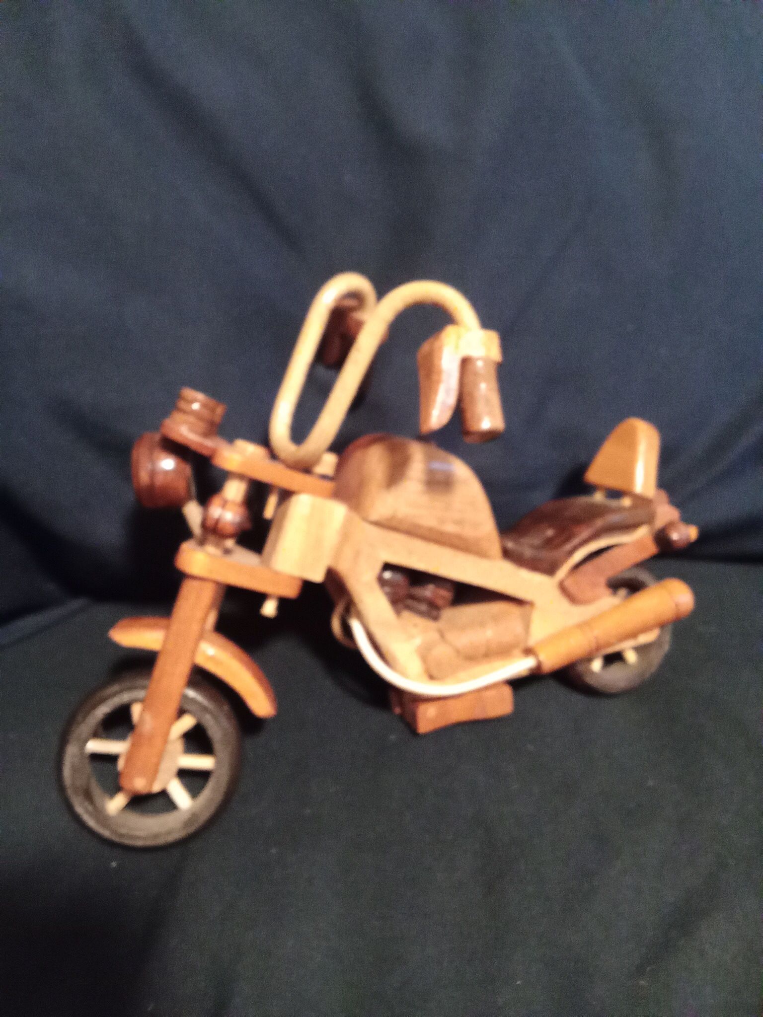 Vintage Handcrafted Wooden Bike