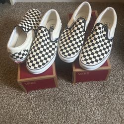 Vans Size 10.5 , 2 Pairs 