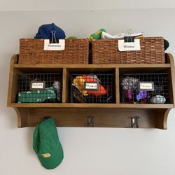 Pottery Barn Entryway Mudroom Shelves & Hooks